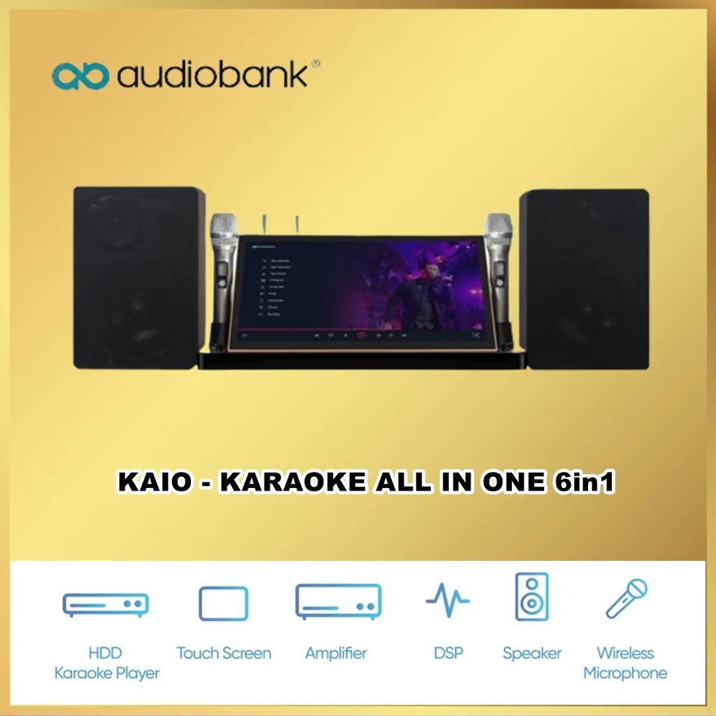 Audiobank KAIO Karaoke All In One Professional System Audio Bank KAIO