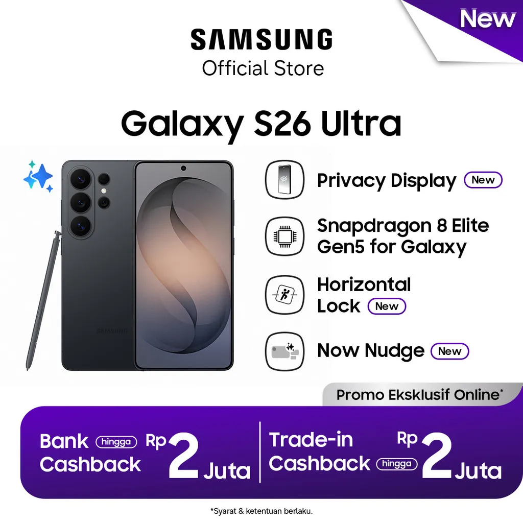 Samsung Galaxy S26 Ultra 16GB/1TB - Black | Hp AI | Privacy Display