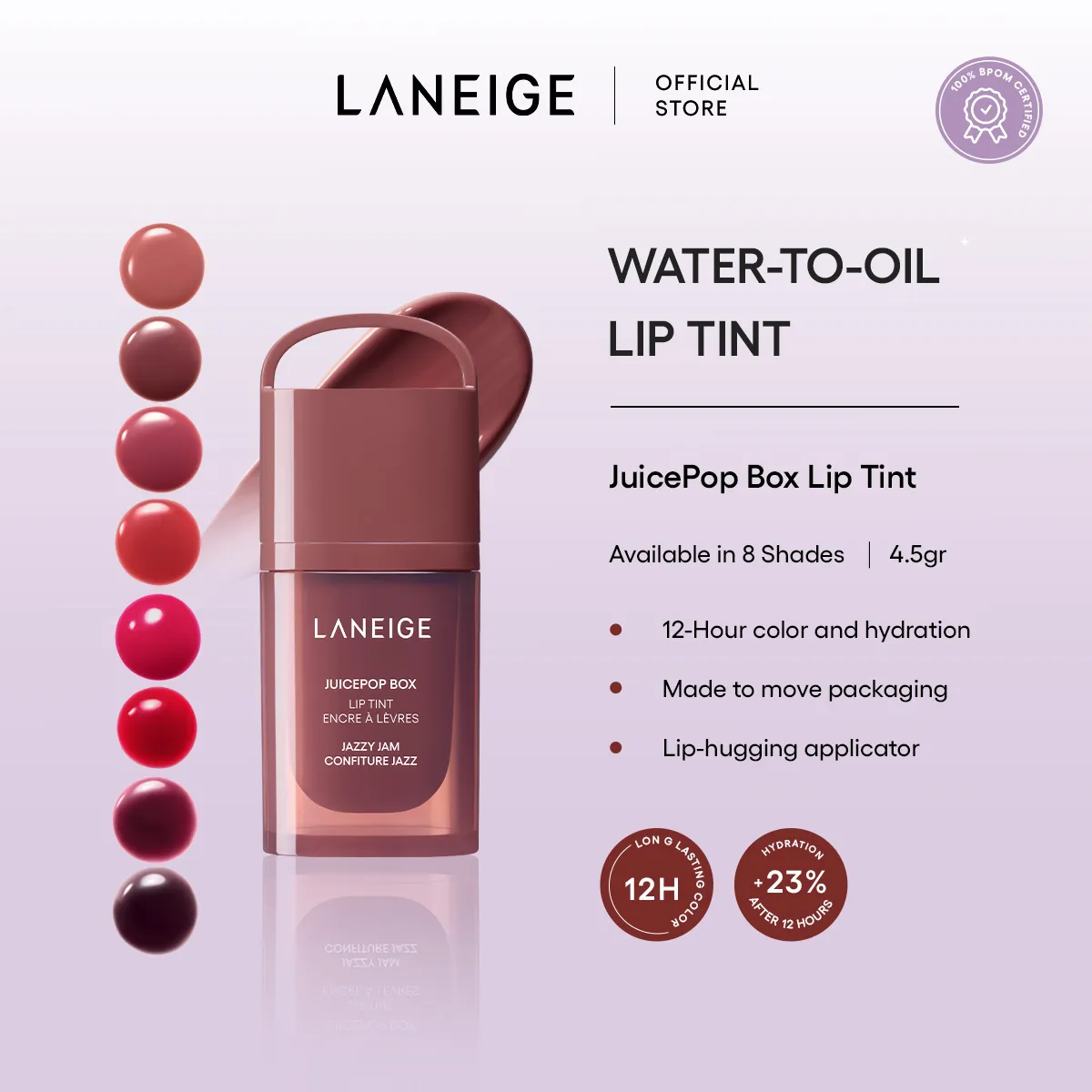 LANEIGE JuicePop Box Lip Tint 4.5 g