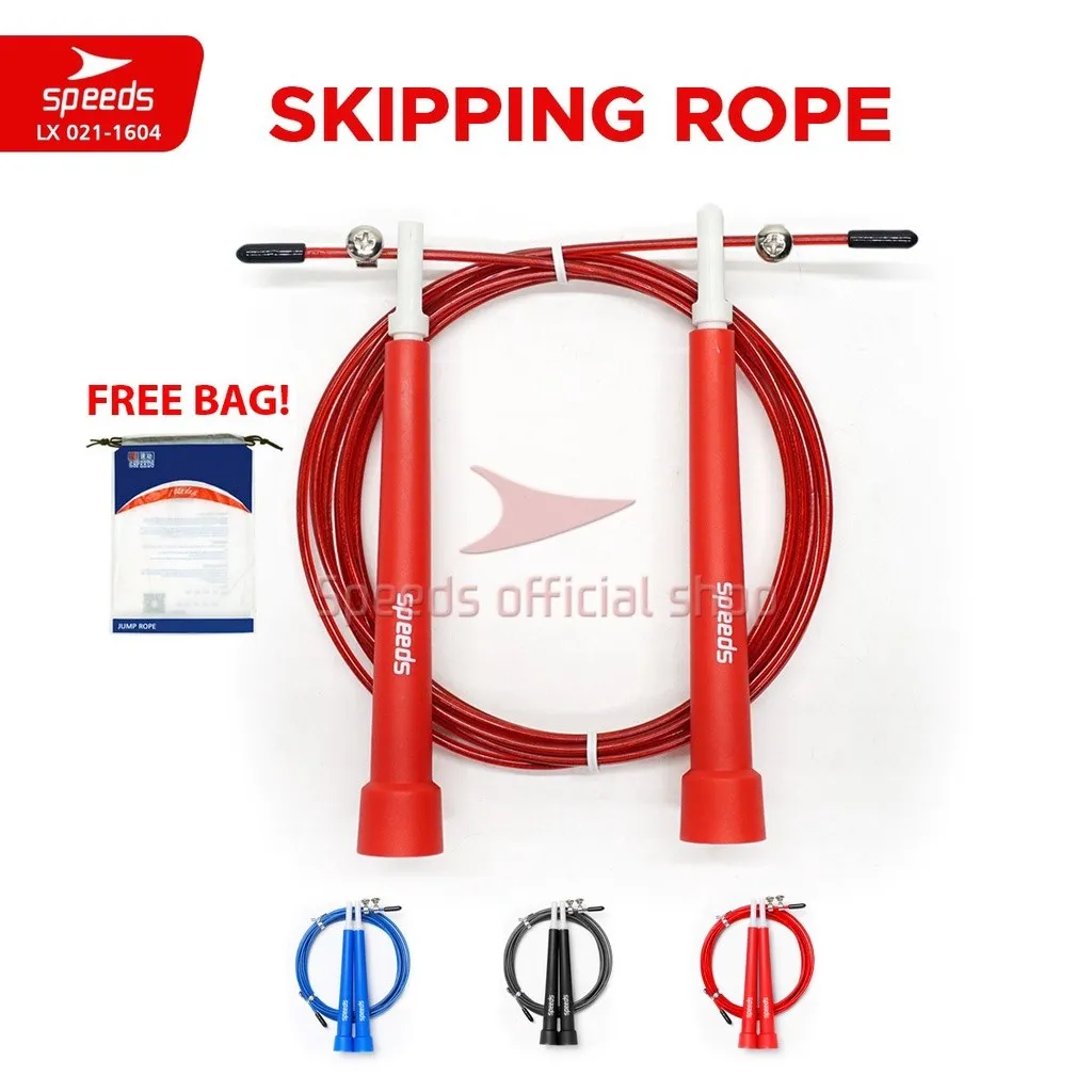 SPEEDS SKIPPING LOMPAT TALI JUMP ROPE BERKUALITAS TERMURAH TERLARIS 021-2003
