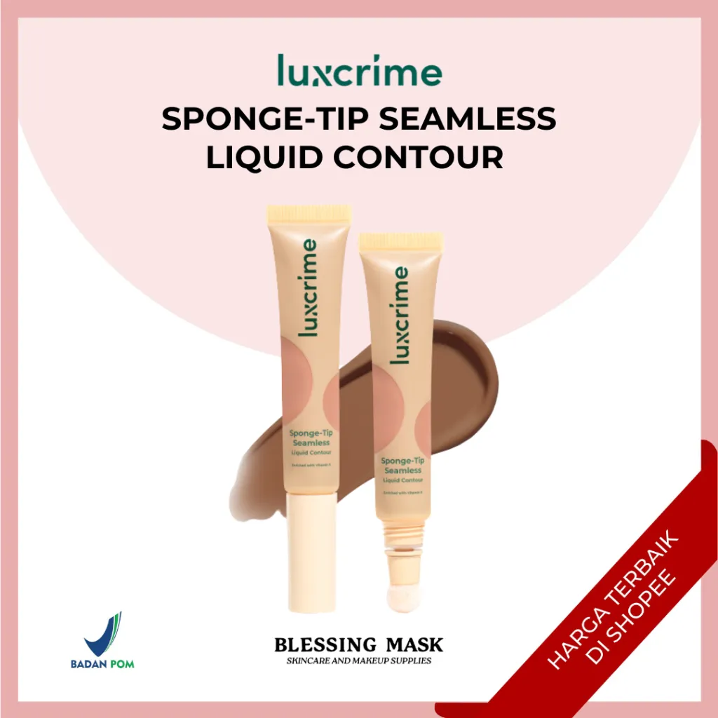 Luxcrime Sponge-Tip Seamless Liquid Contour - 9g