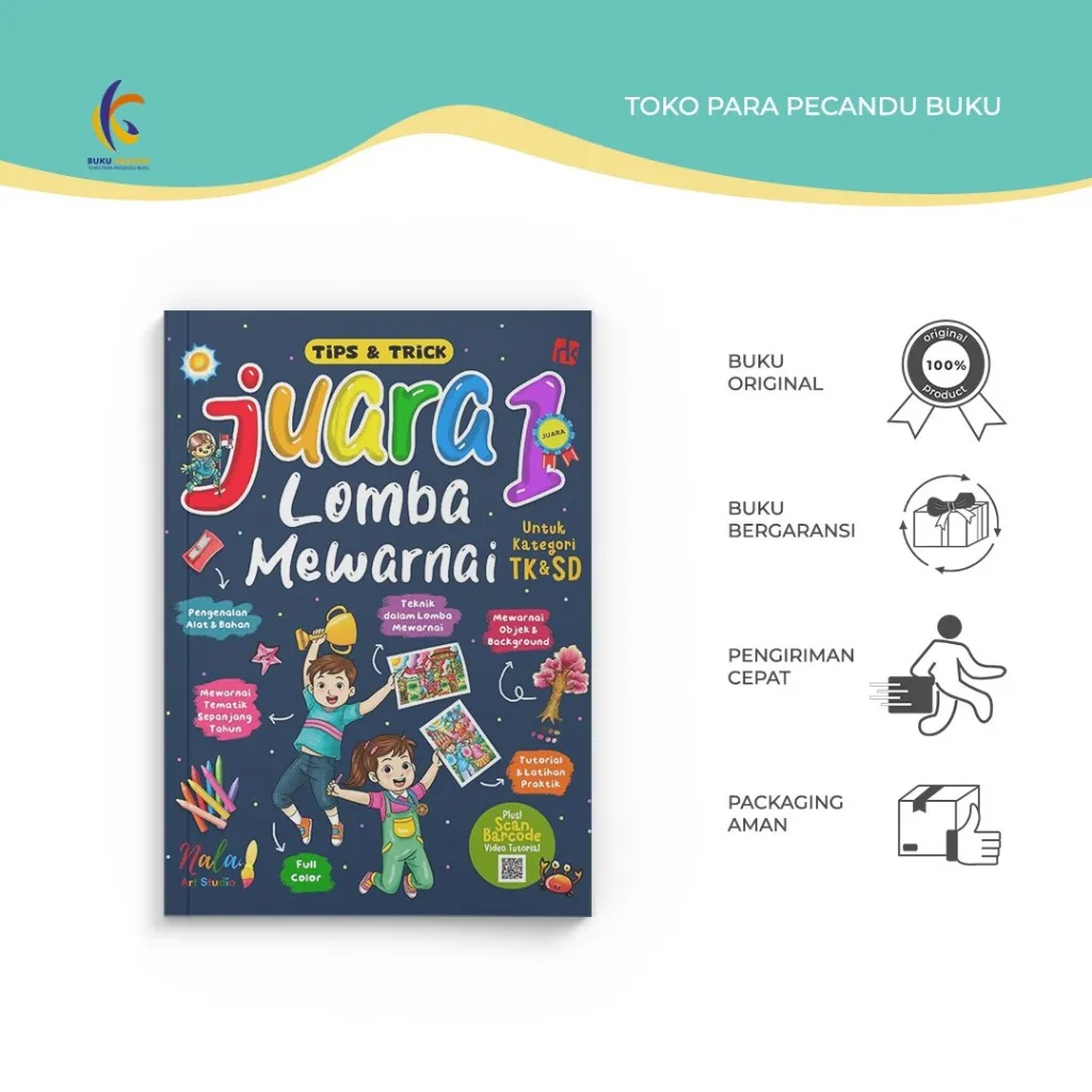 Tips & Trik Juara 1 Lomba Mewarnai -  Nala Art Studio - Ruang Kata