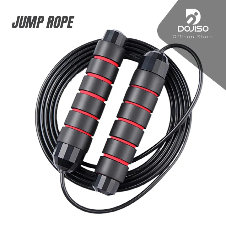 Tali Lompat Kecepatan Jump Rope Basic 01 Bantalan EVA Pegangan Busa Anti Slip Tali Lompat Dapat Disesuaikan Peralatan Olahraga Kebugaran Gym