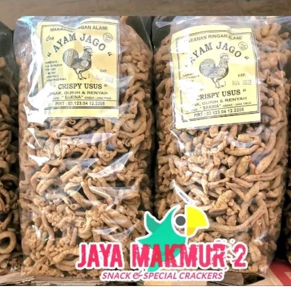 keripik usus ayam super 1kg gurih renyah enak