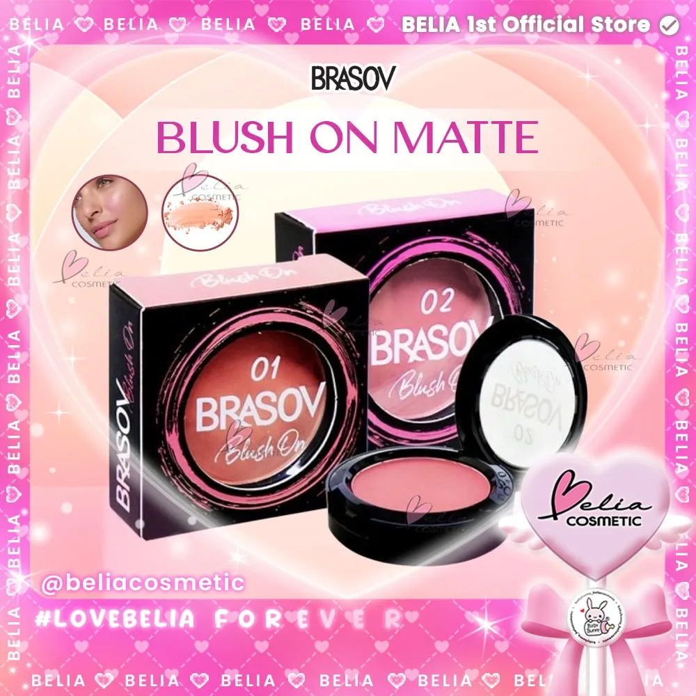 ❤ BELIA ❤ BRASOV Blush On Matte | pemerah pipi mate