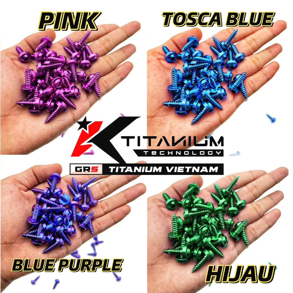 BAUT TITANIUM BODY YAMAHA HONDA ORIGINAL  BEAT SCOOPY MIO NOUVO JUPITER VIXION RX KING FU PCX VARIO 125