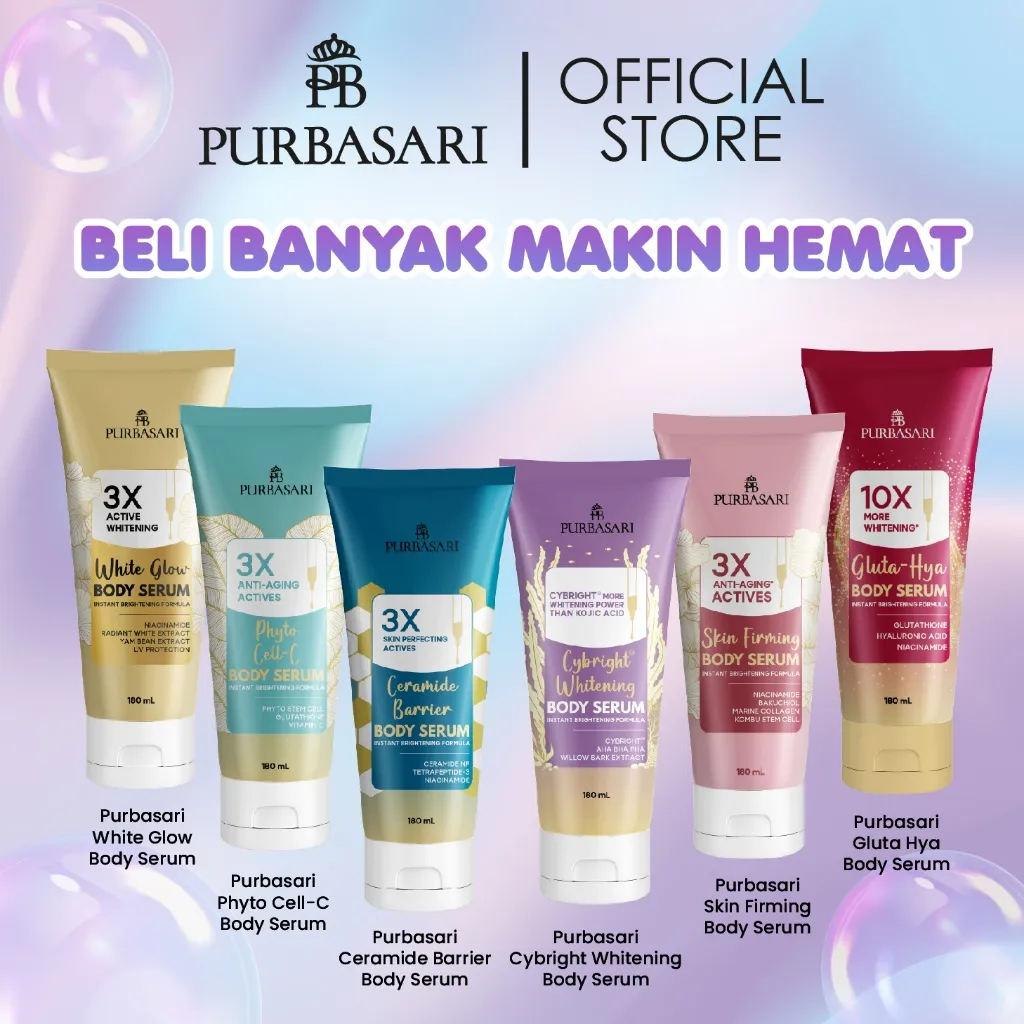 [Lebih Murah] Purbasari Body Serum 180ml / Body Lotion Viral