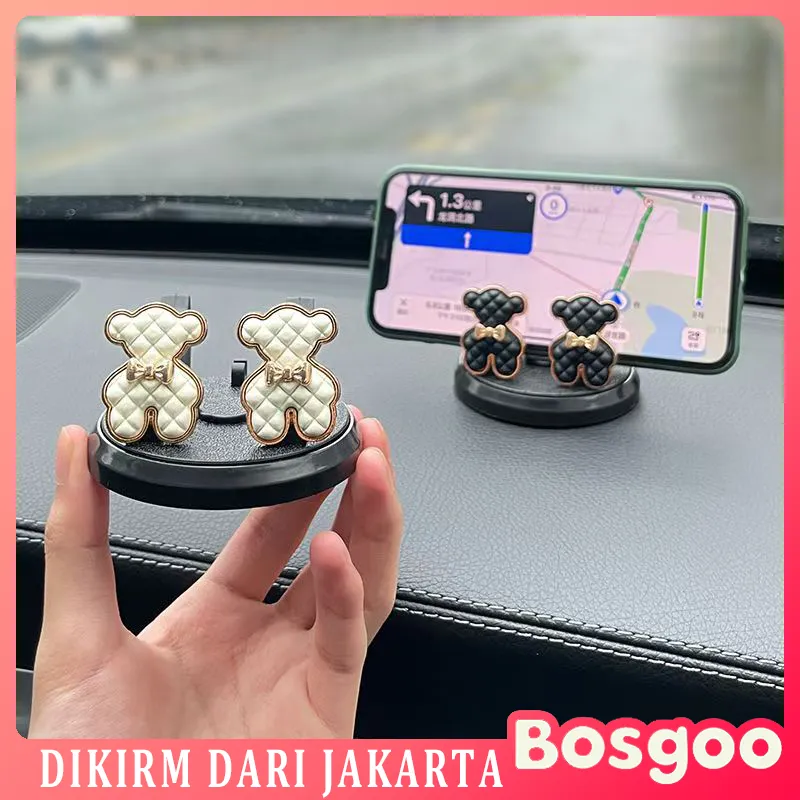 Car phone holder mobil Camellia Beruang hp holder mobil dashboard