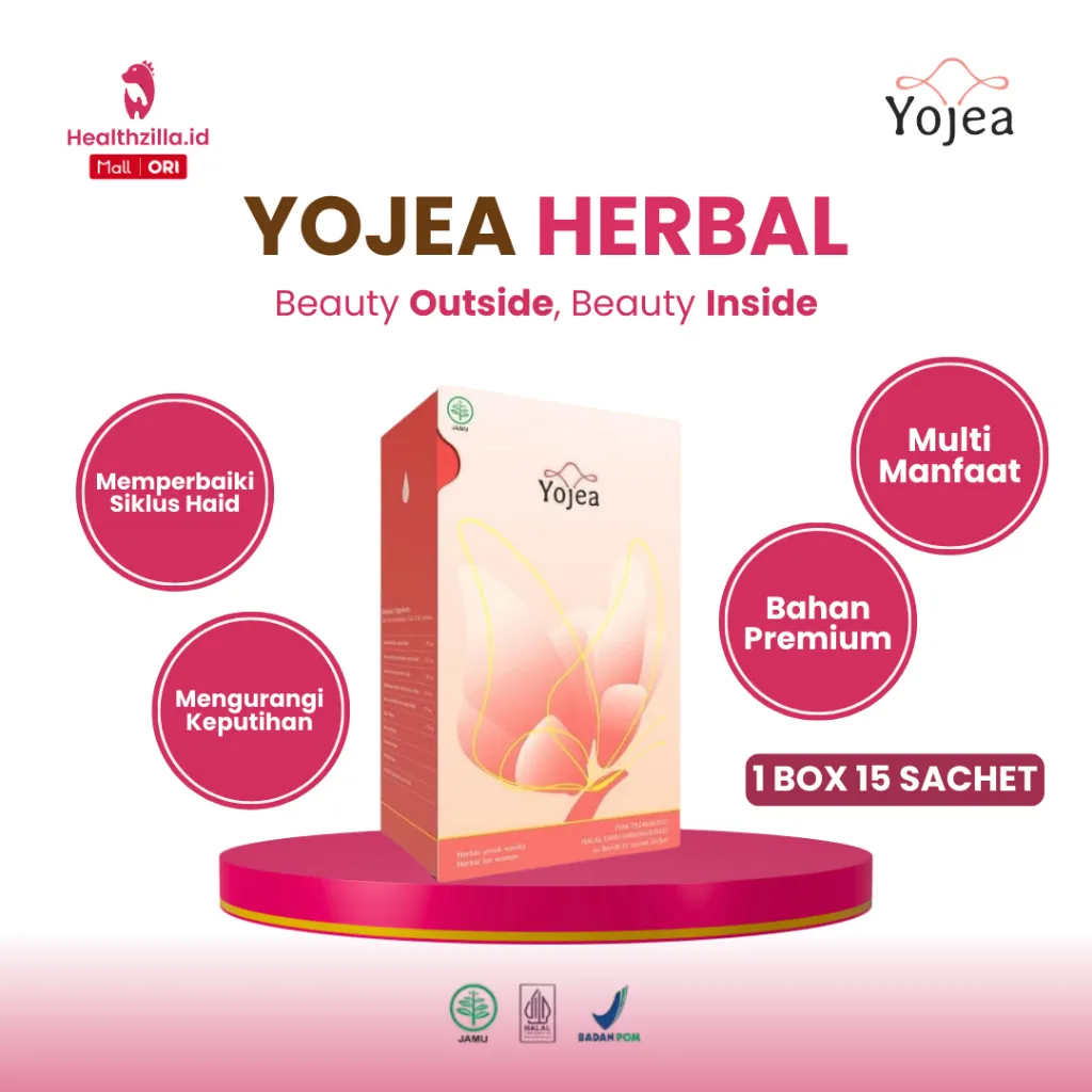 YOJEA Herbal Untuk Wanita (1 BOX isi 15 Sachet)