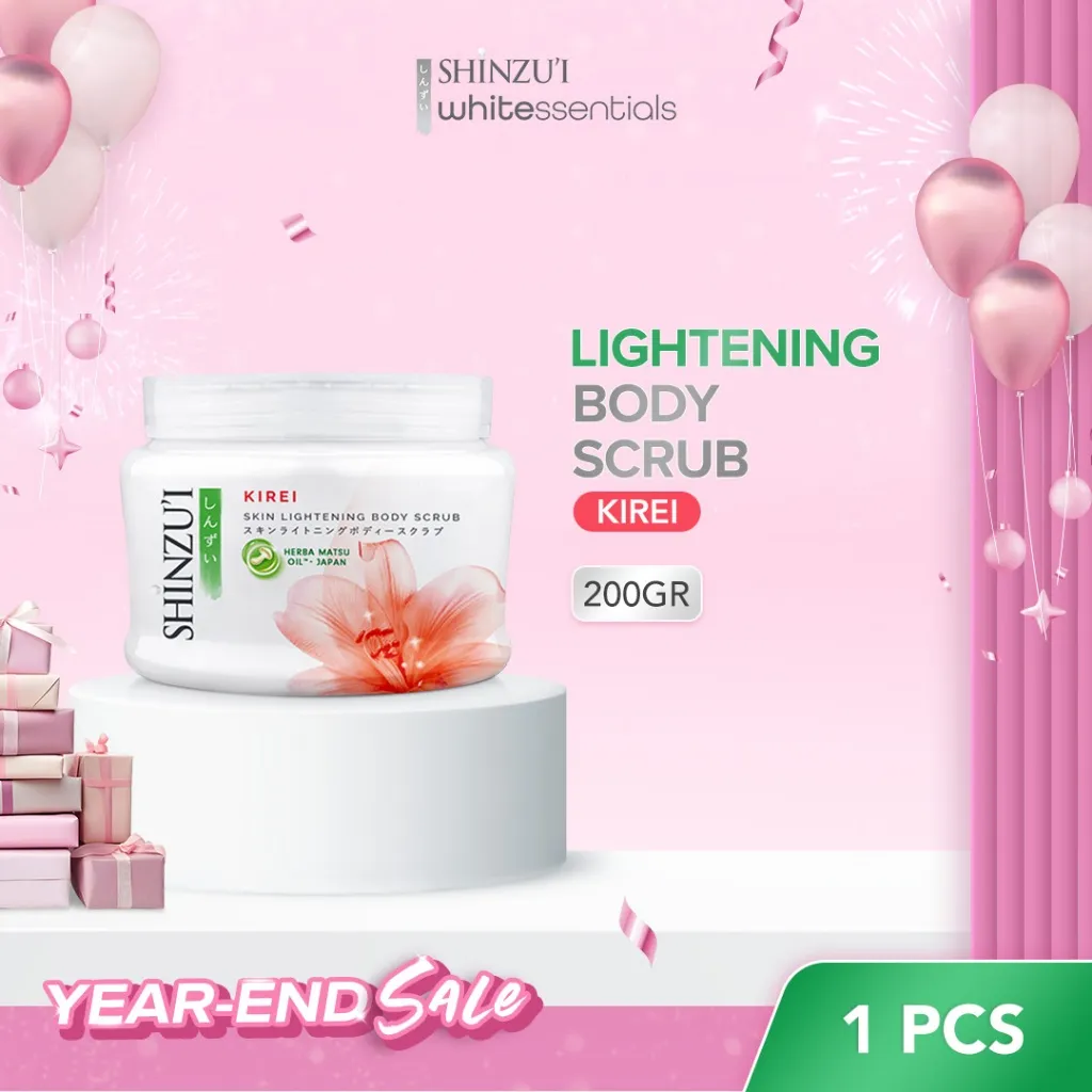 Shinzui Skin Lightening Body Scrub Kirei 200gr