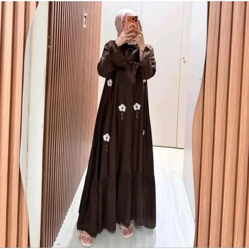 MARWAH GAMIS BORDIR RAYON TWILL