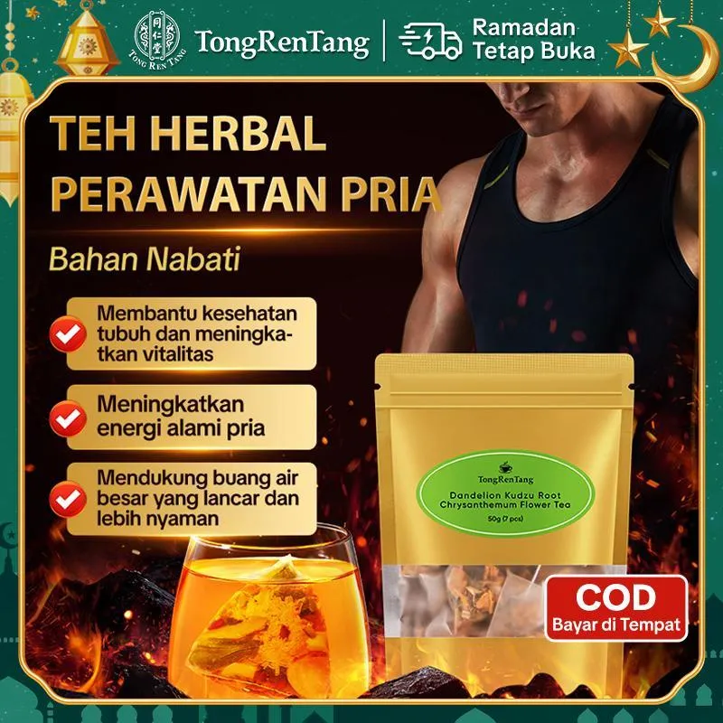 Tong Ren Tang Teh Herbal Alami | HALAL | Bantu Jaga Kesehatan Prostat & Saluran Kemih