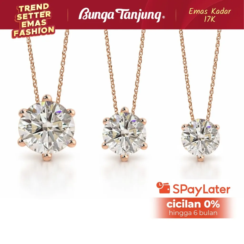 LIONTIN SPECIAL PROMO - EMAS 17K - BUNGA TANJUNG GOLD