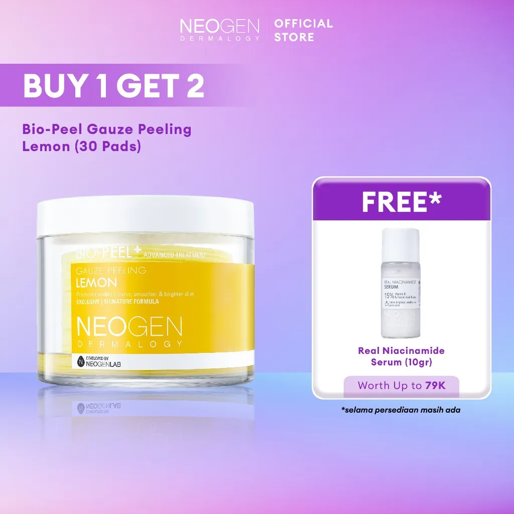 NEOGEN DERMALOGY Bio Peel Exfoliating Pad Lemon Full Jar (30 Pads)