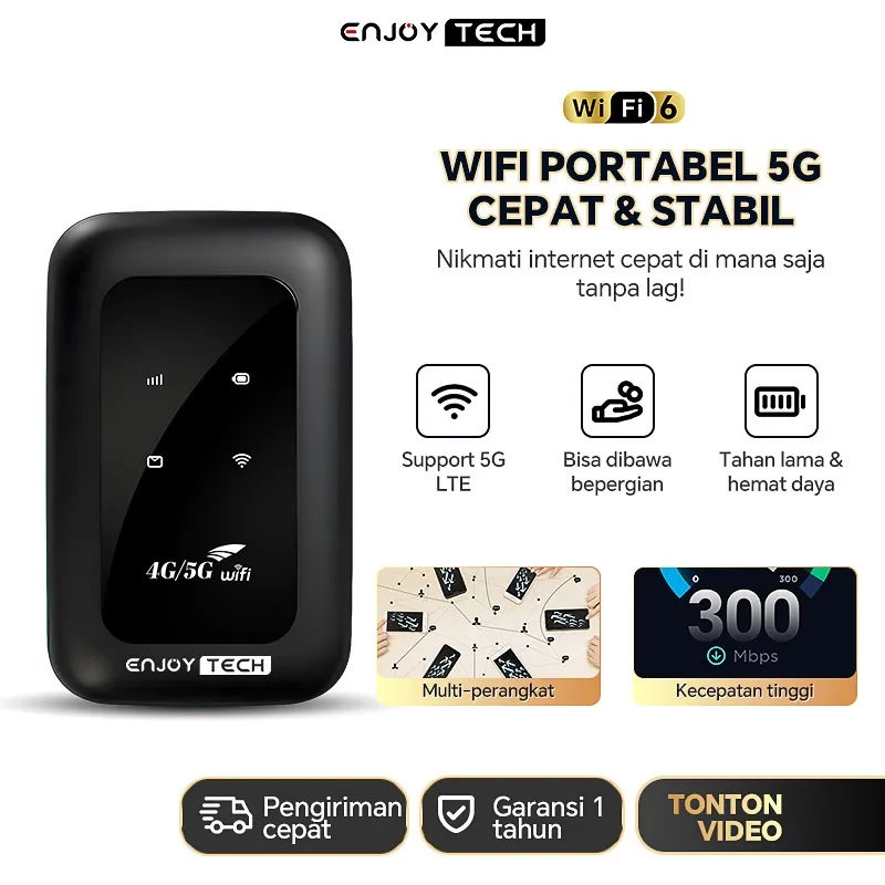 Modem Mini/Wireless Router/Mobile MiFi/Broadband Seluler Portabel WiFi 4G LTE 5G Modem WiFi Router WiFi Broadband Seluler portabel/Pocket WiFi