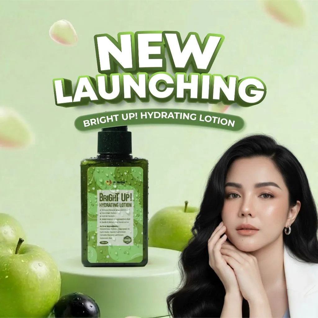 Bright Up Hydrating Lotion dr. Netha | Bodycare Pencerah & Pelembap Kulit Kusam