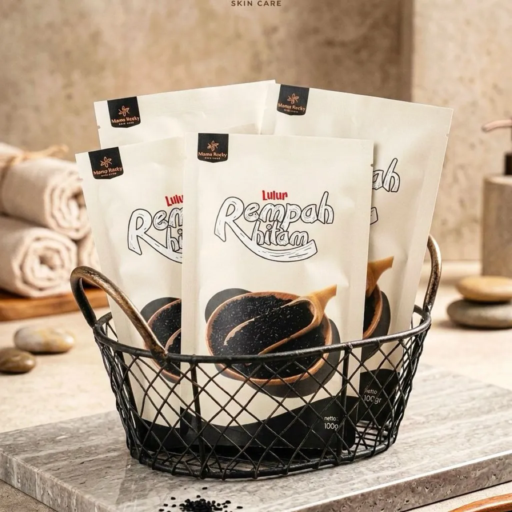 Rempah Hitam / Bedda Lotong premium whitening scrub - herbal pengantin bugis - mencerahkan & menghaluskan