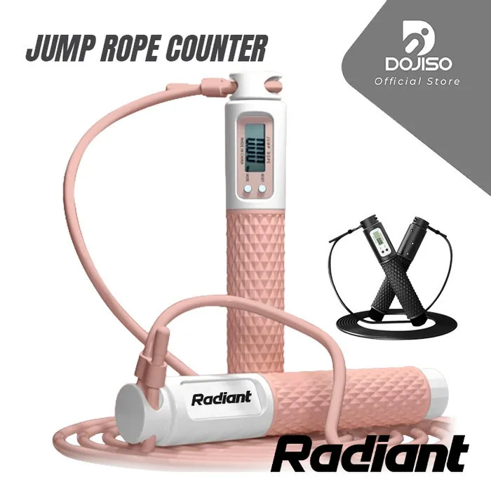 Skipping Lompat Tali Penghitung RADIANT Jump Rope Counter TS803 Olahraga Loncat Alat Training Otot Tangan Kaki