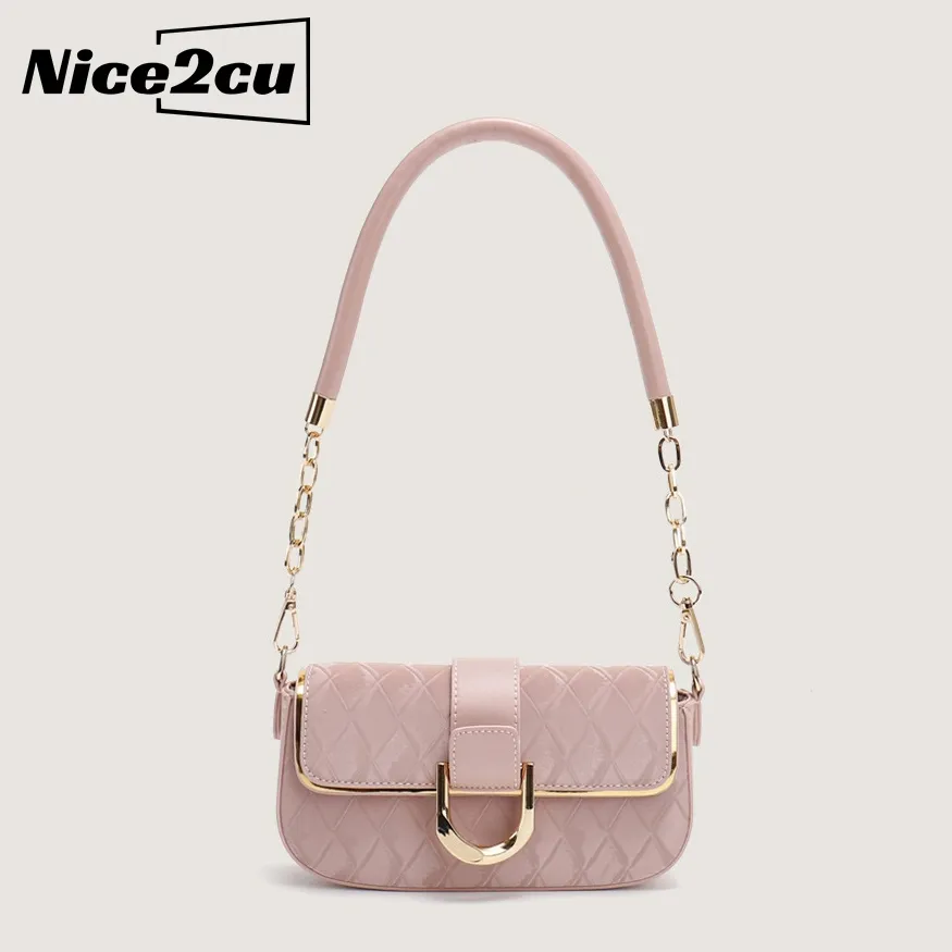 COD Tas Shoulder Premium Wanita Tas Retro Mode Sederhana Ketiak Tas Wanita Rantai Mini Bag Fashion