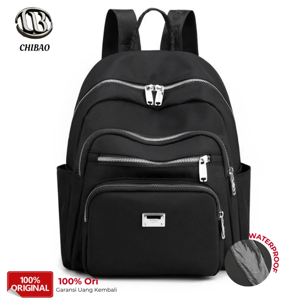 Tas Ransel Chibao Original #Amélie 1722# Kanvas Backpack Sekolah Terlaris