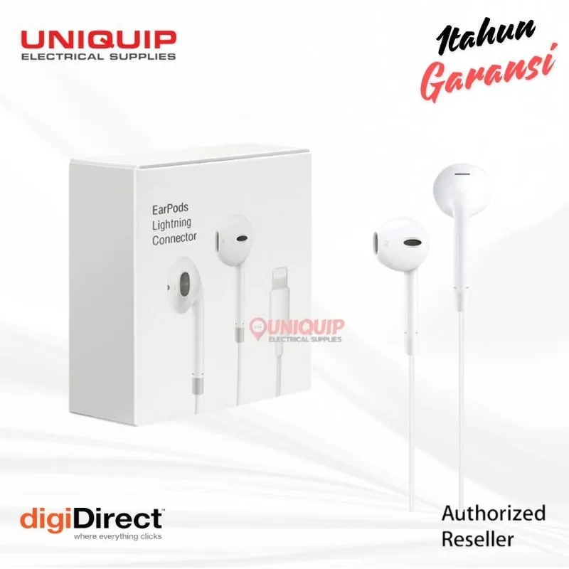 Earphone earpods Lightning in-ear wired with mic Audio microphone