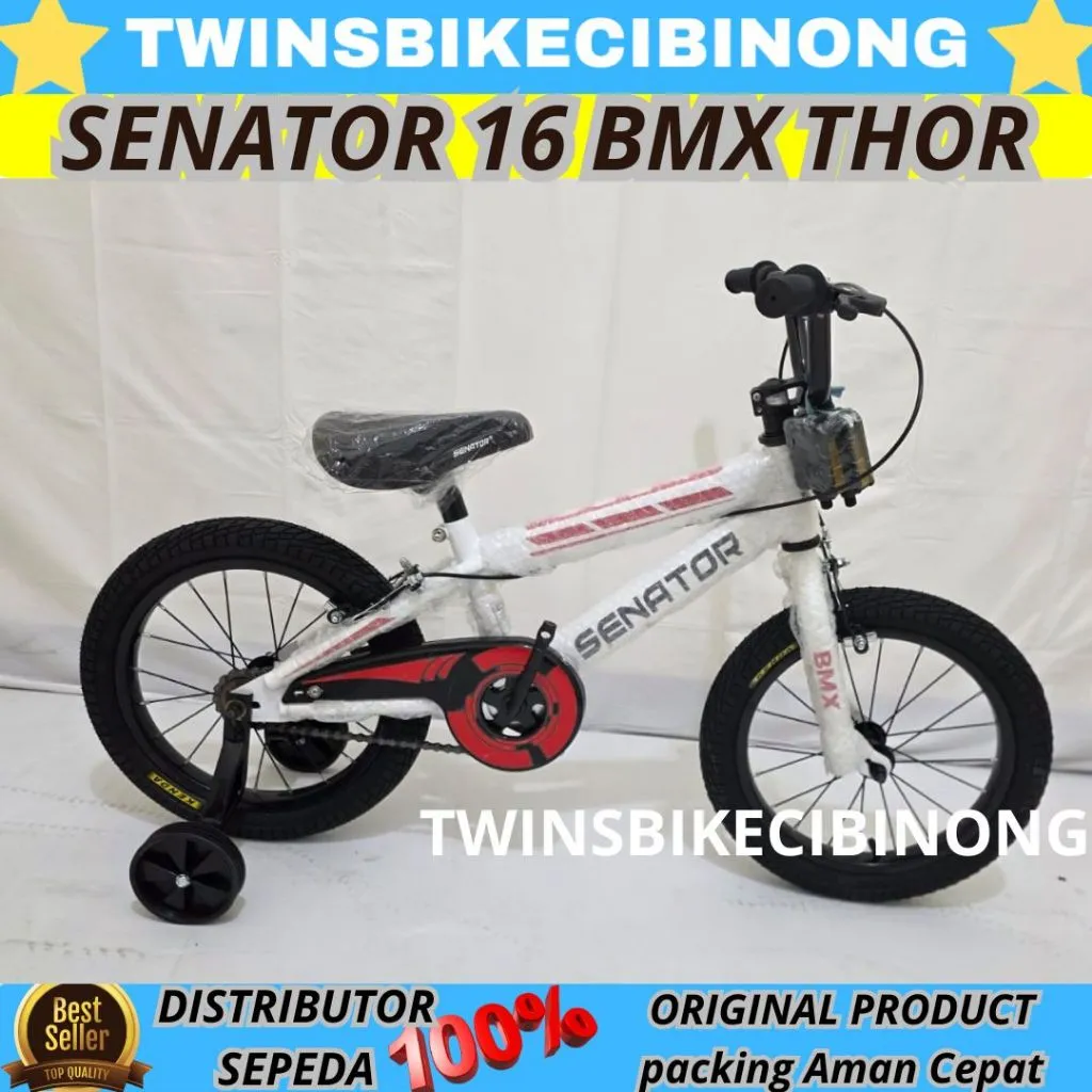 Sepeda Anak 12 16 18 Bmx SENATOR THOR SLAMMER 2026