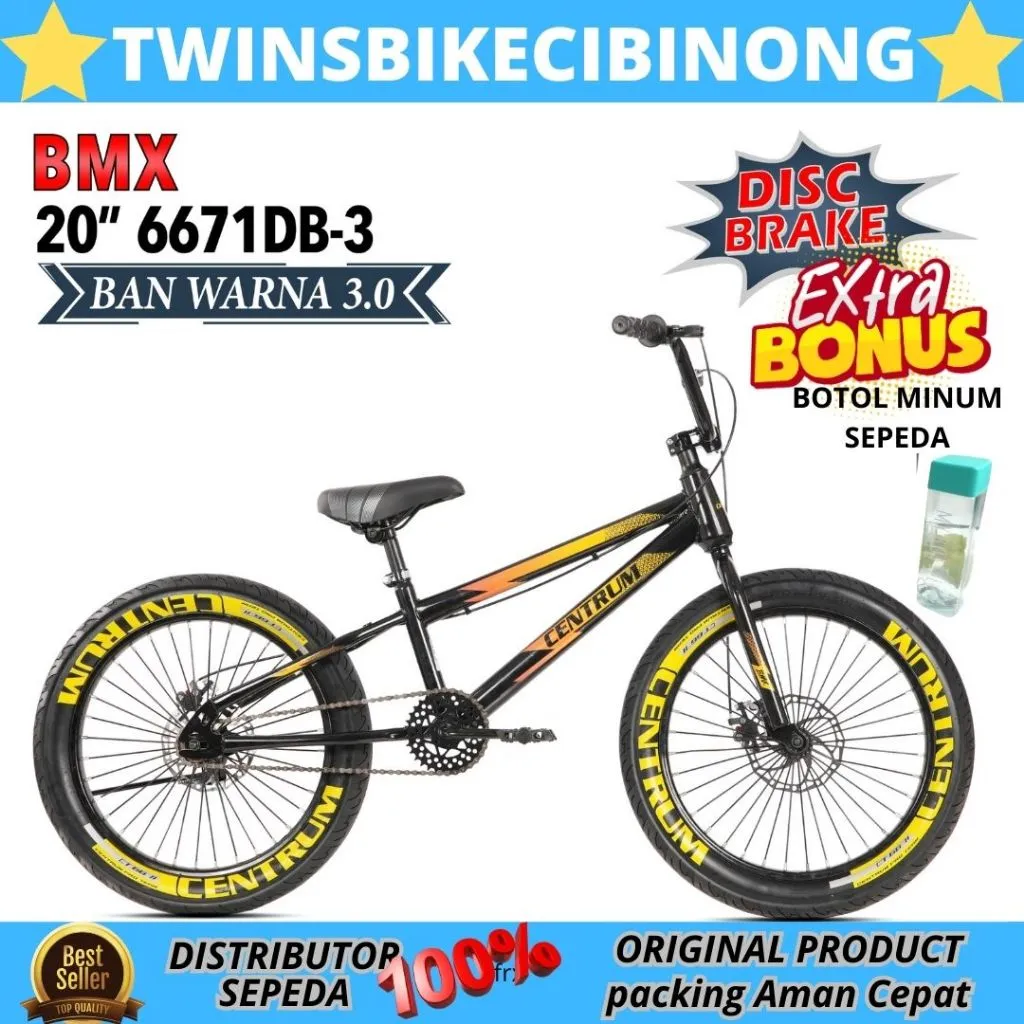 Sepeda BMX 20 Centrum 6671 DB-3 CAKRAM