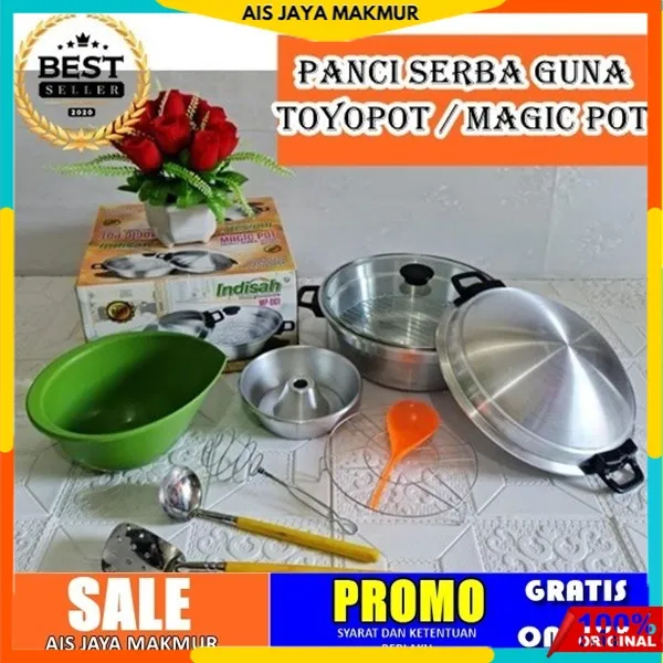 PANCI SERBA GUNA MAGIC POT TOYOPOT PANCI WAJAN SERBA GUNA INDISAH