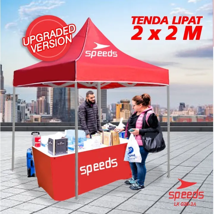 SPEEDS Tenda Lipat 2 X 2.(14KG)Tenda Bazar Pameran Tenda gazebo Tenda Dagang otomatis 030-3A