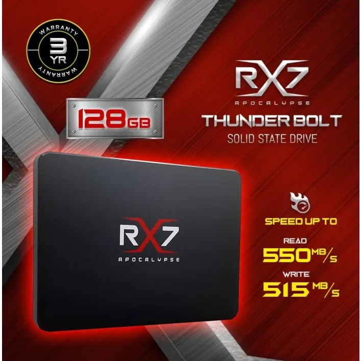 SSD RX7 128GB GARANSI RESMI 3THN