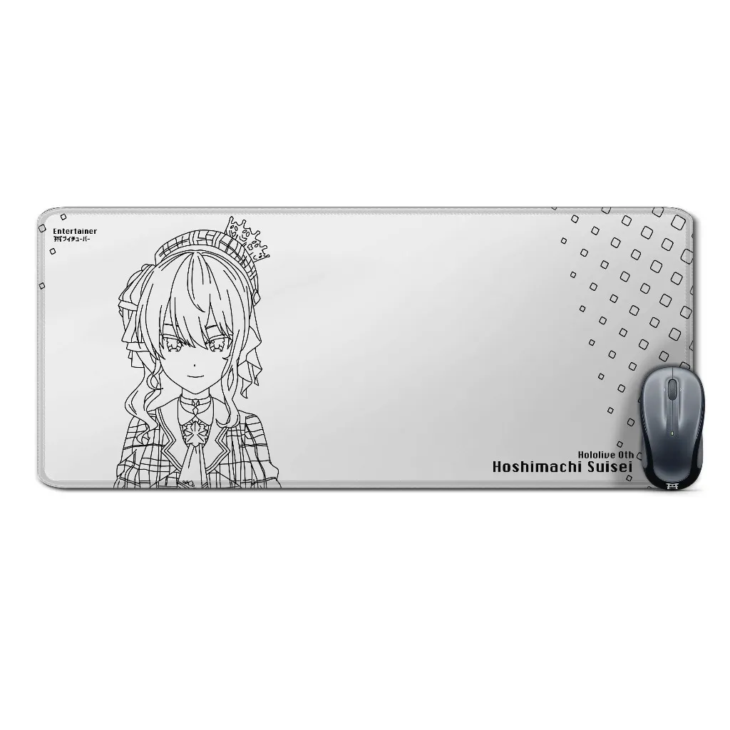Deskmat mousepad extended anime vtuber 	HOSHIMACHI SUISEI	LINE	Hololive	0th	-	material Rubber
