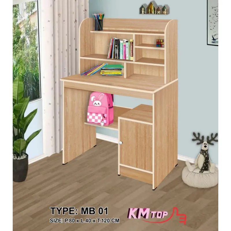 Meja Belajar Anak / Rak Buku - MB 312 / MCR