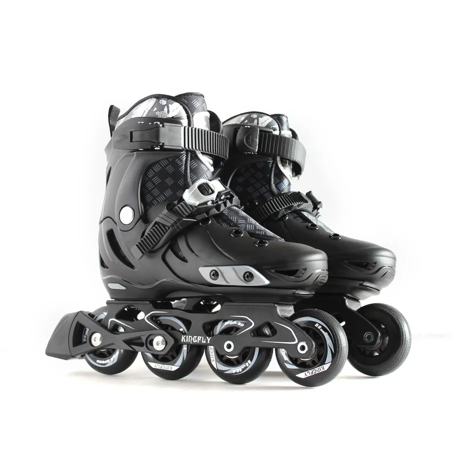 Sepatu roda Original KINGFLY HITAM Black HITAM Anak dewasa inline skate adjustable