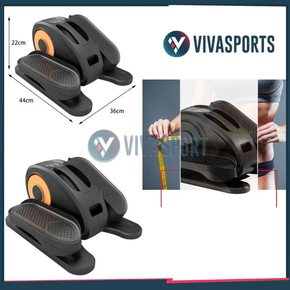 VIVASPORTS - Auto Stepper Mini Elliptical Machine Alat Fitness / Air Climber / Penurun Berat Badan Gym / Olahraga Rumahan / Treadmill