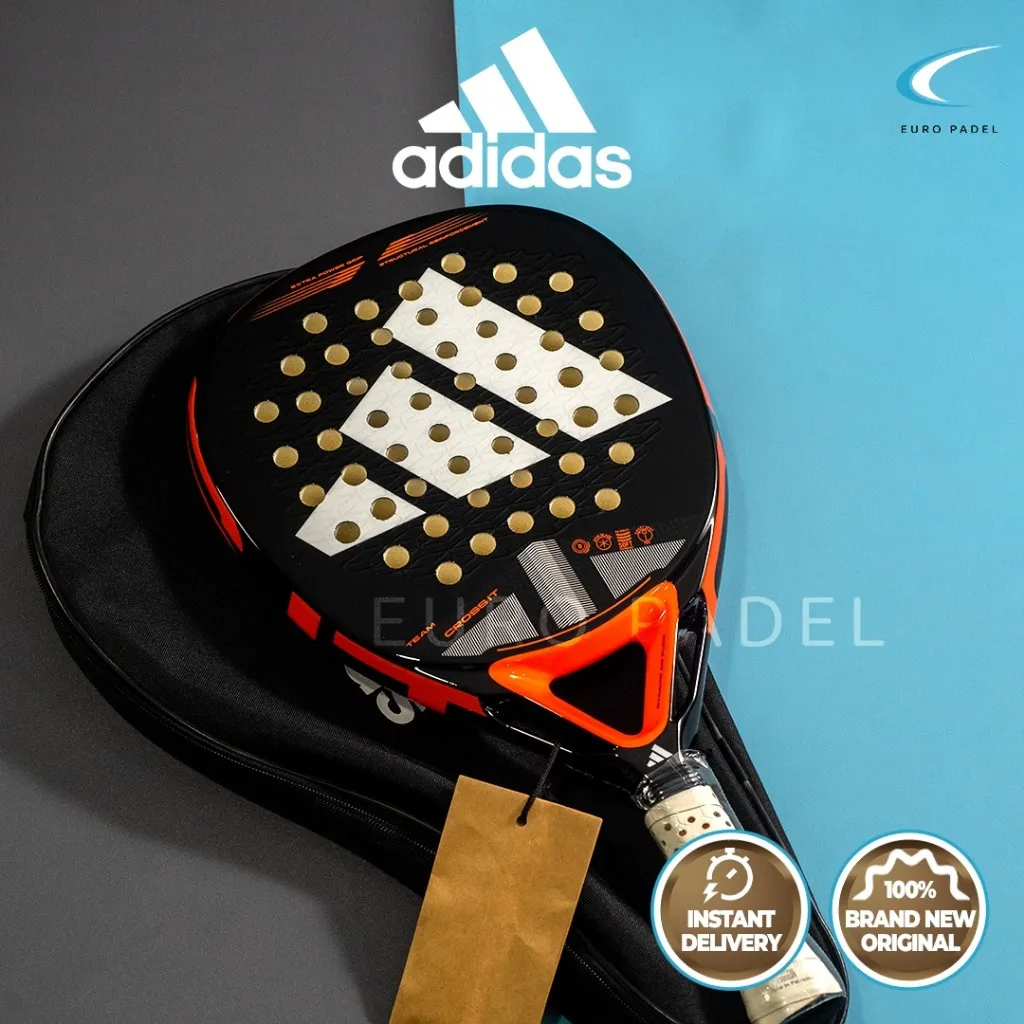ADIDAS CROSS IT TEAM BLACK 2025 Advanced Diamond Full Fiberglass Racket Padel Original