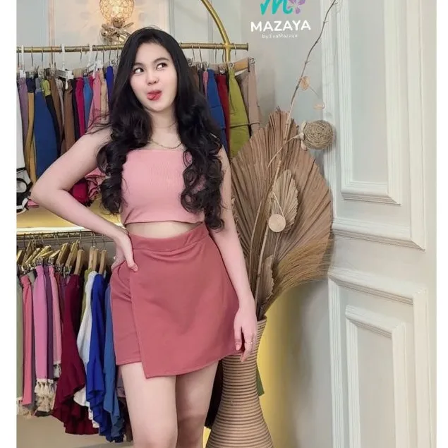 ( ROKCEL BANGKOK ) Rok Celana Pendek Wanita Premium By.mazaya