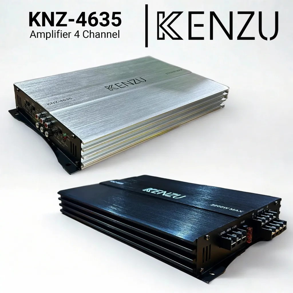 Power Amplifier Mobil 4 Channel Kenzu KNZ-4635