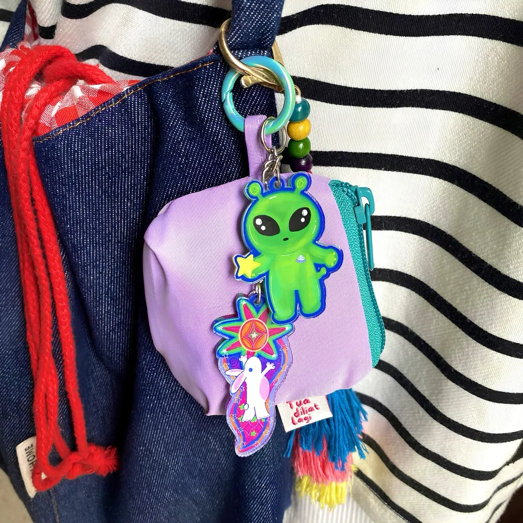 Mini Coin Pouch Acrylic By Tuadiliatlagi