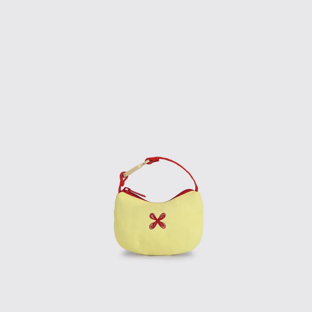 Exsport Half Moon Coin Pouch, Light Yellow