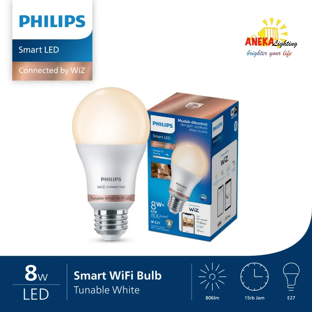 Philips Smart Wifi Led Bulb 8W