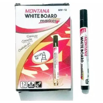 12 Pc / 1 Pack SPIDOL WHITEBOARD MONTANA