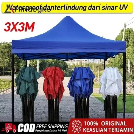 COD Tenda Jualan 3x3 Tenda Lipat Tenda Bazar Outdoor Tenda Gazebo 600D Tenda Jualan Pameran Dagang
