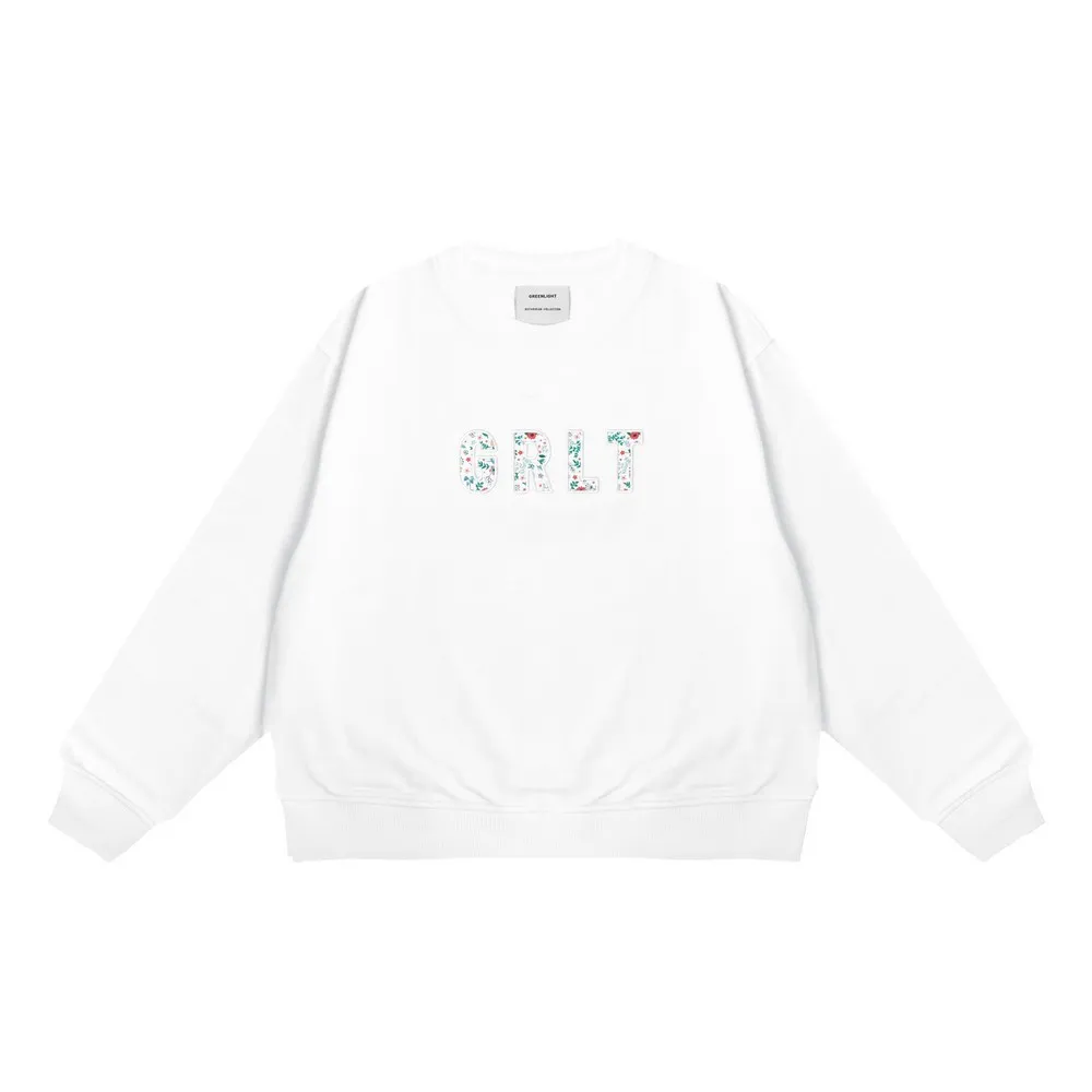 Greenlight Sweater Wanita Crewneck Sweatshirt Loose Fit Baby Terry Jolly HP-C010326
