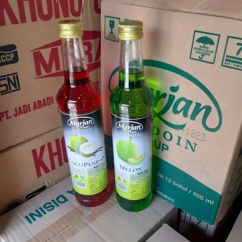 SIRUP MARJAN 460ML 1 DUS ISI 12 BOTOL PENYEGAR DAHAGA HALAL DAN BPOM