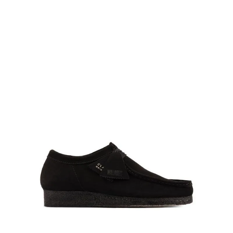 Clarks Wallabee Men's Sneakers- Black Sde
