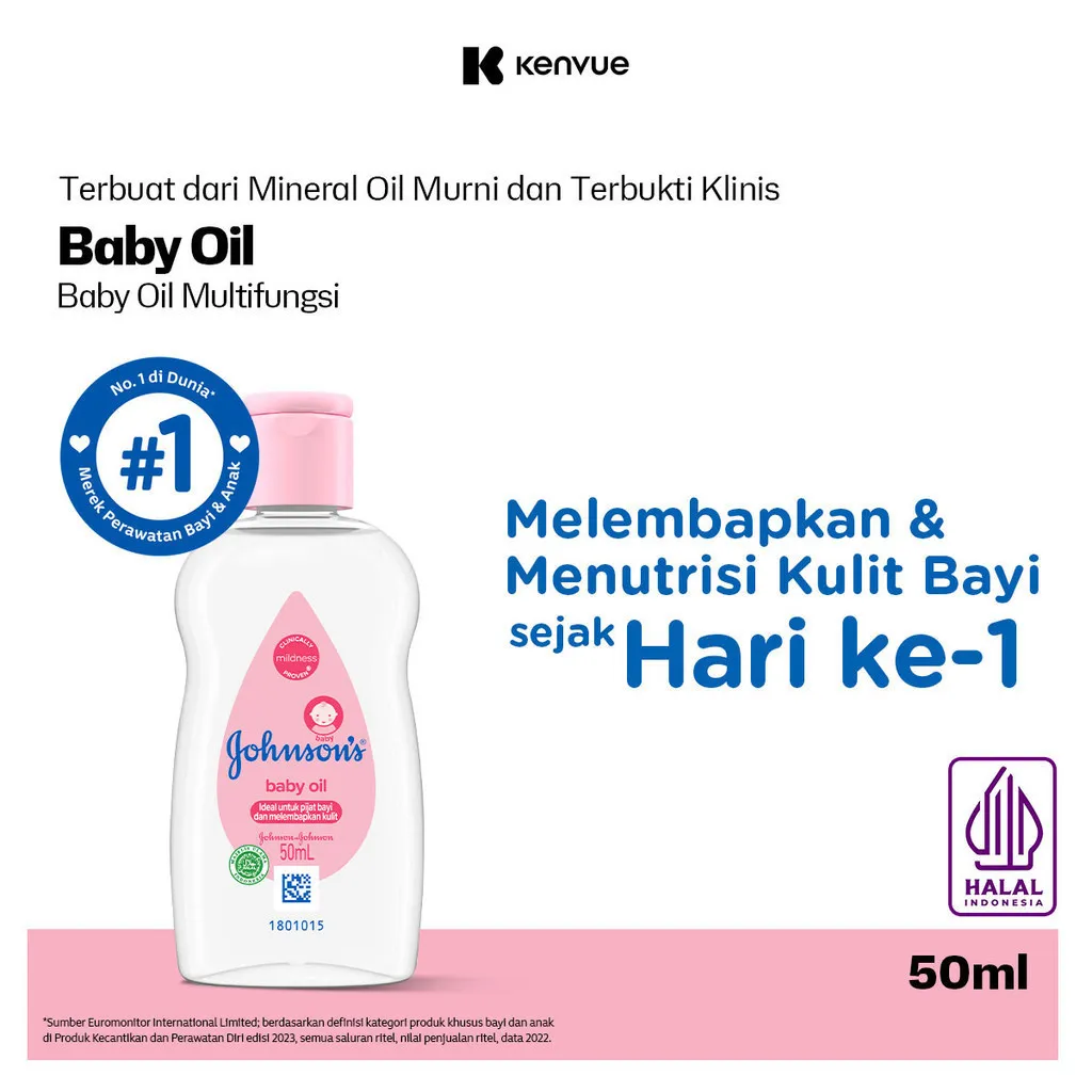 JOHNSON'S Baby Oil - 50ml