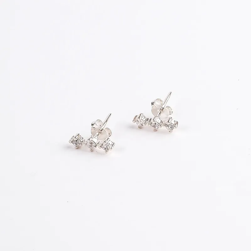 LOST IN BALI - Chandelier Stud Earring - 925 Sterling Silver - Anting Stud Silver - Anting Perak - Anting Permata
