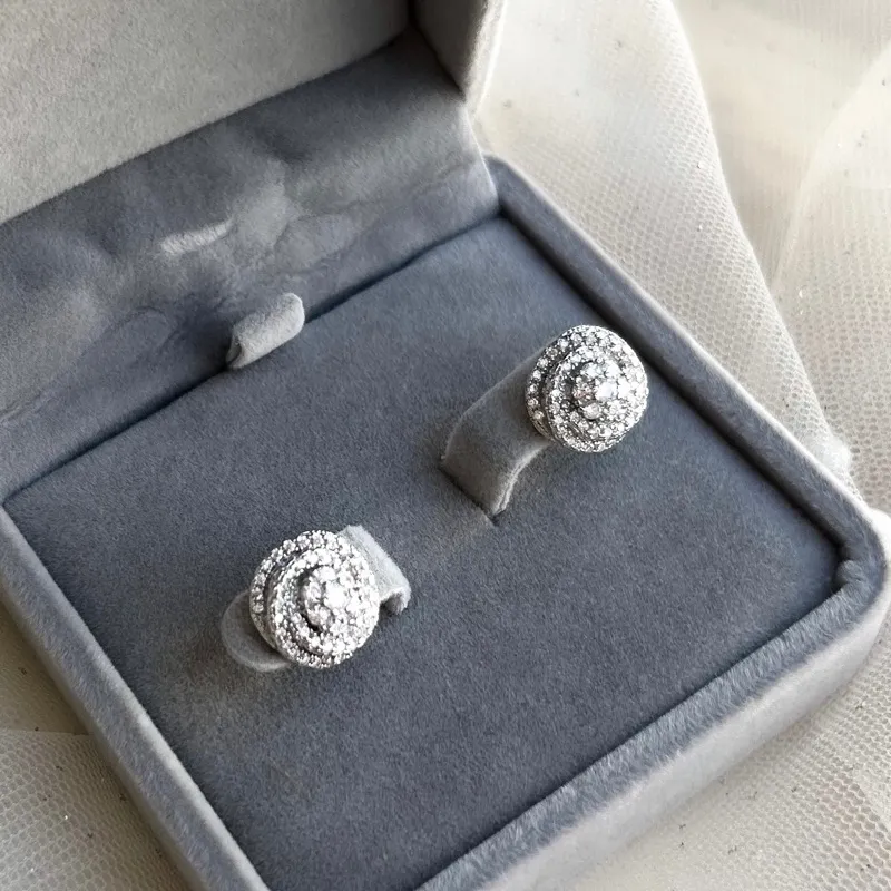 HILLARY BRIDAL EARRINGS - Carterlux premium stud earrings anting zirconia grade AAA++