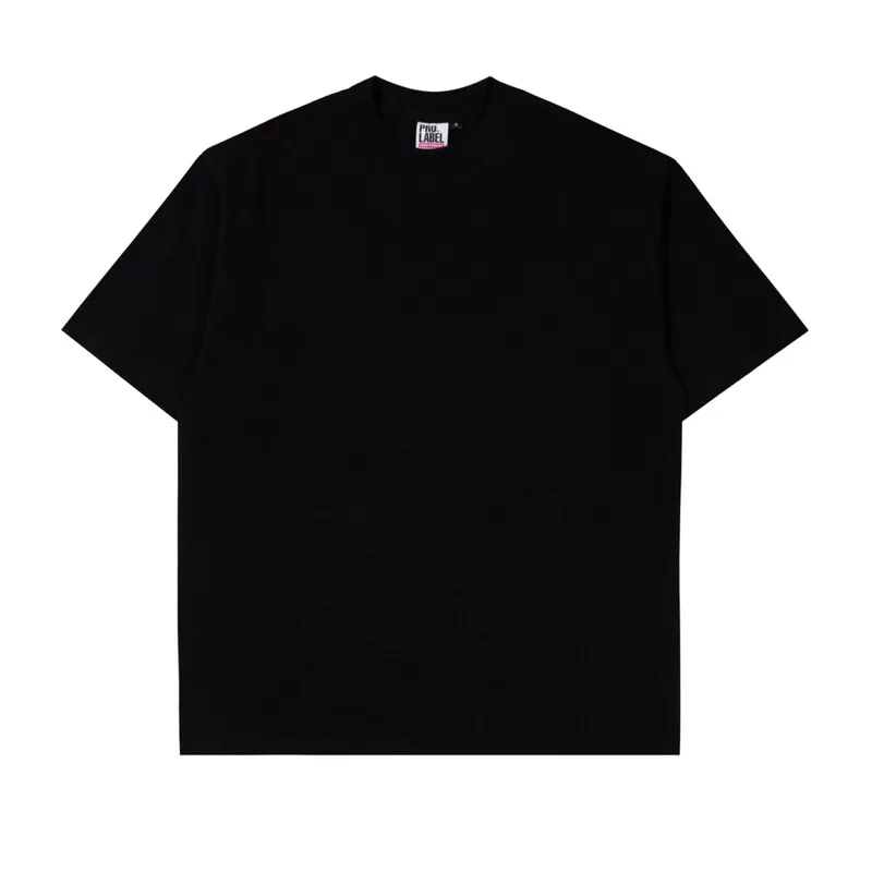 PROLABEL - Black Oversized Heavyweight Tee (16s)