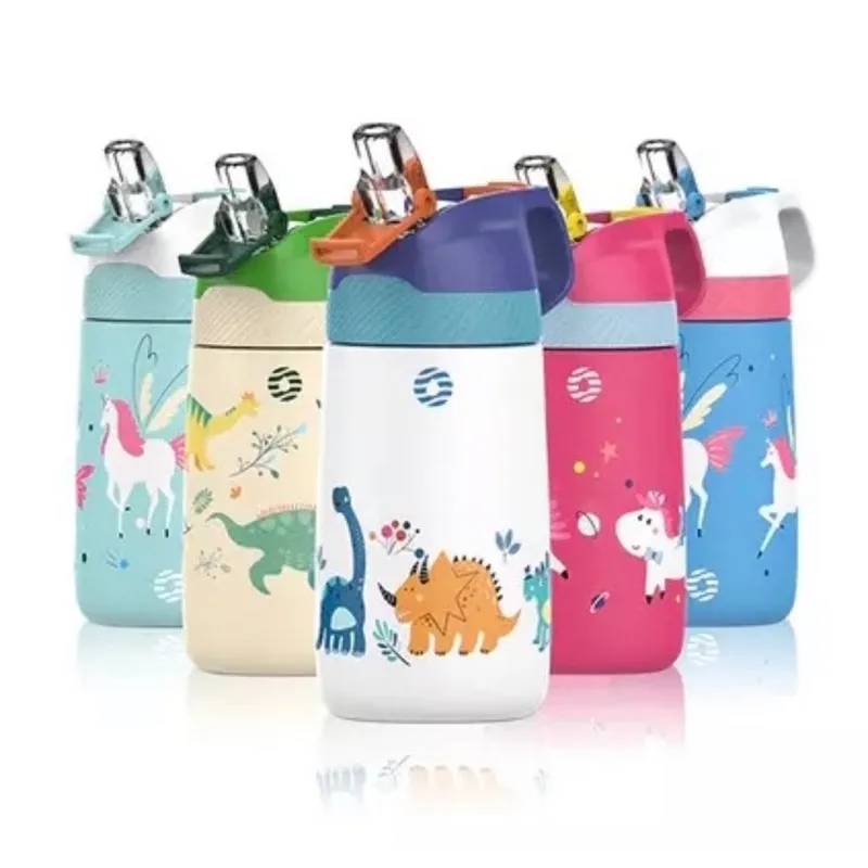 Aspeishop Botol Minum Anak Karakter Stainless themos 350ml BPA FREE / Botol Minum Bekal Anak Stainless Motif Karakter Random Lucu Kesukaan Anak dan tahan panas